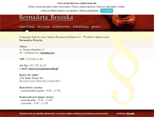 Tablet Screenshot of komornik-brzoska.pl